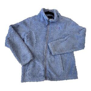 The North Face Jacket Girls Medium 10/12 Purple High Pile Fleece Fuzzy